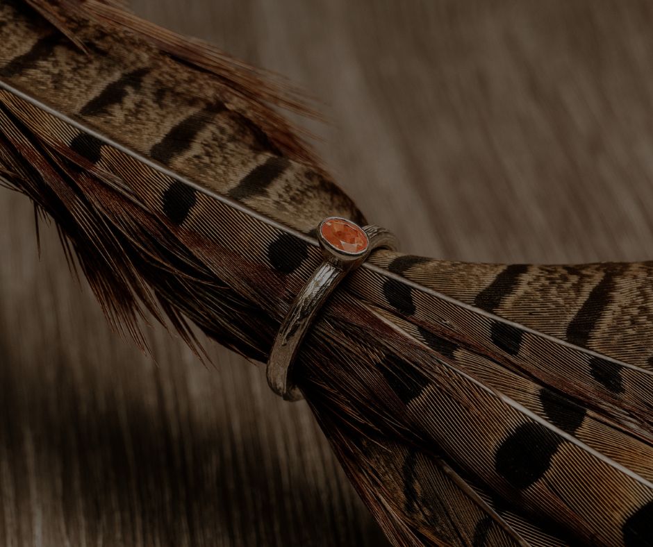 Alternative country styled engagement rings