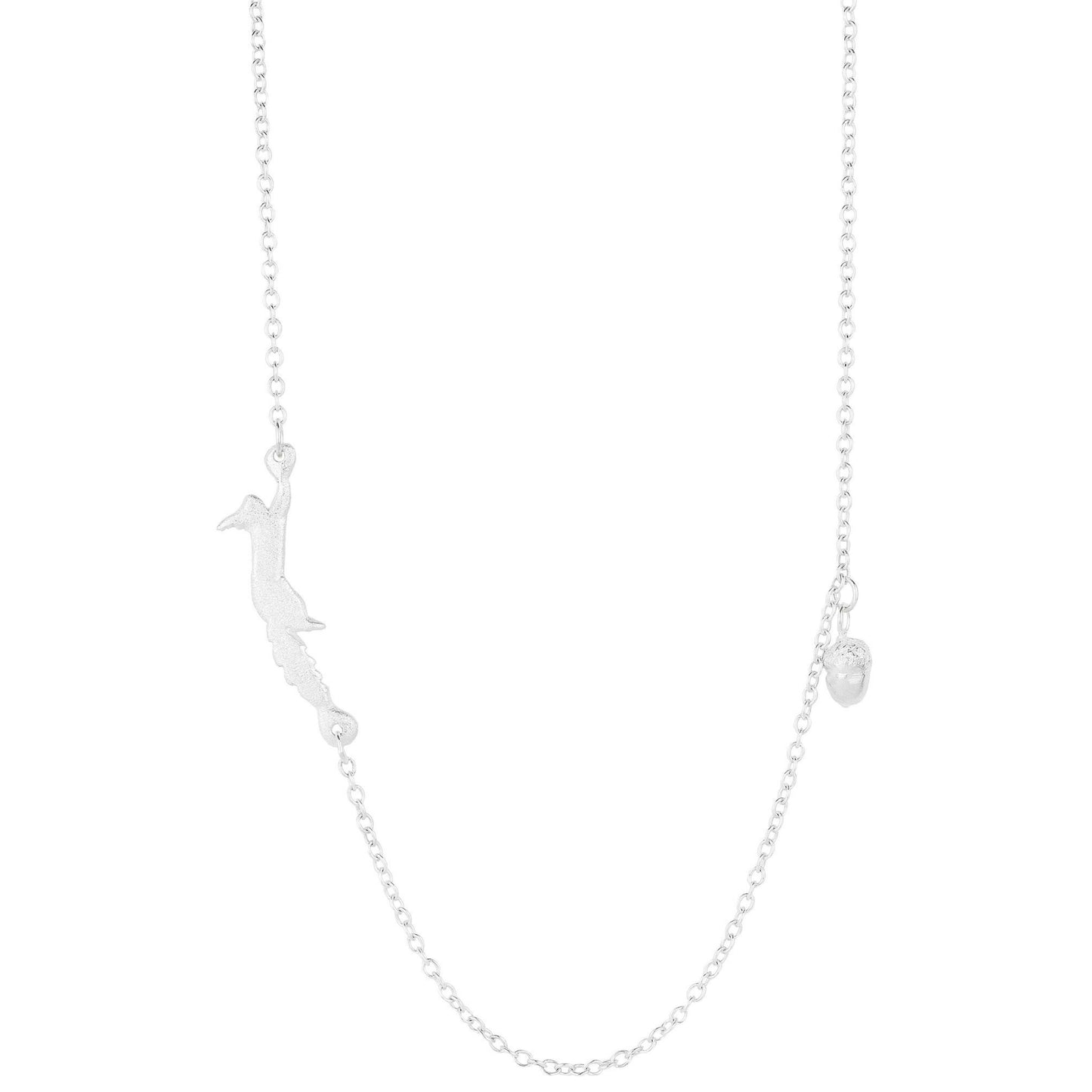 Squirrel and acorn necklace - Bethan Jarvis Fingerprint Jewellery
