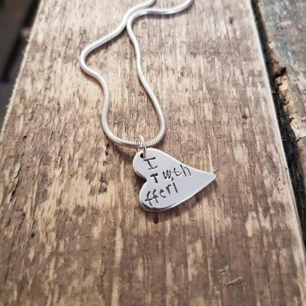 Medium Charm Necklace - Bethan Jarvis Fingerprint Jewellery