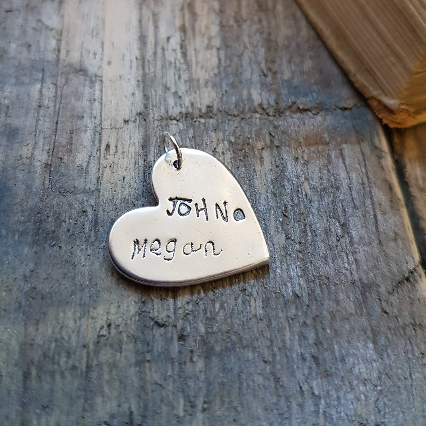 Large Charm With Two Prints - Bethan Jarvis Fingerprint Jewellery
