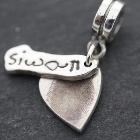 Pandora Style Charm - Bethan Jarvis Fingerprint Jewellery