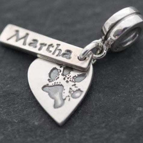 Pandora Style Charm - Bethan Jarvis Fingerprint Jewellery