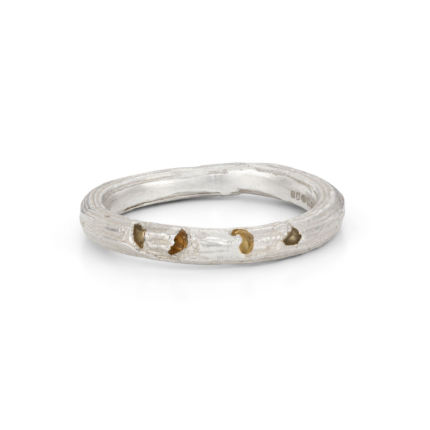 Horse Chestnut Rough Diamonds Ring
