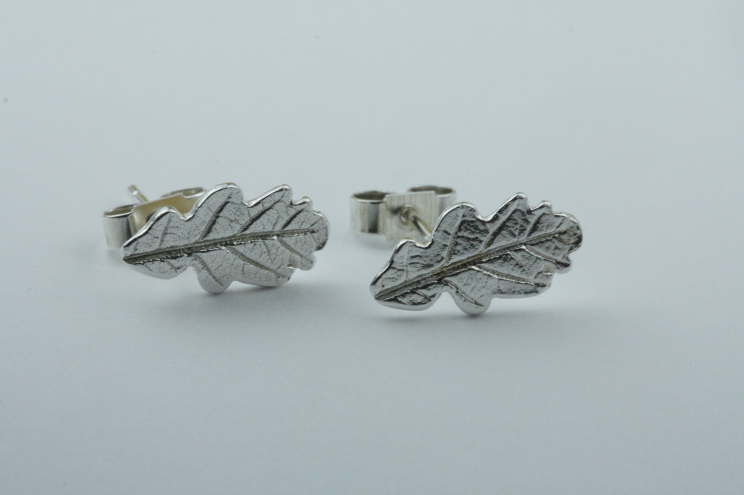 Oak Leaf Studs - medium