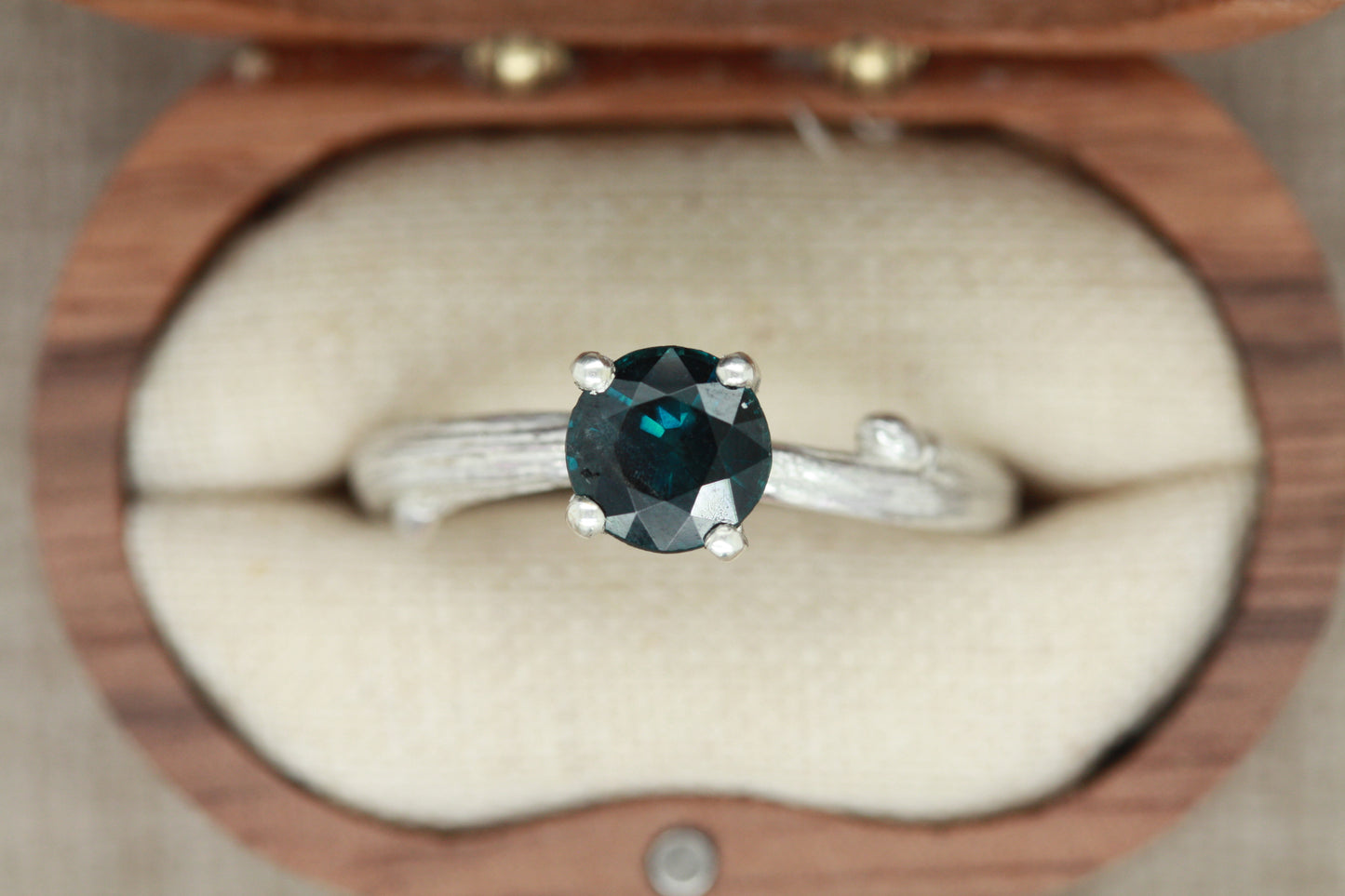 Oak twig ring - Alternative Engagement ring
