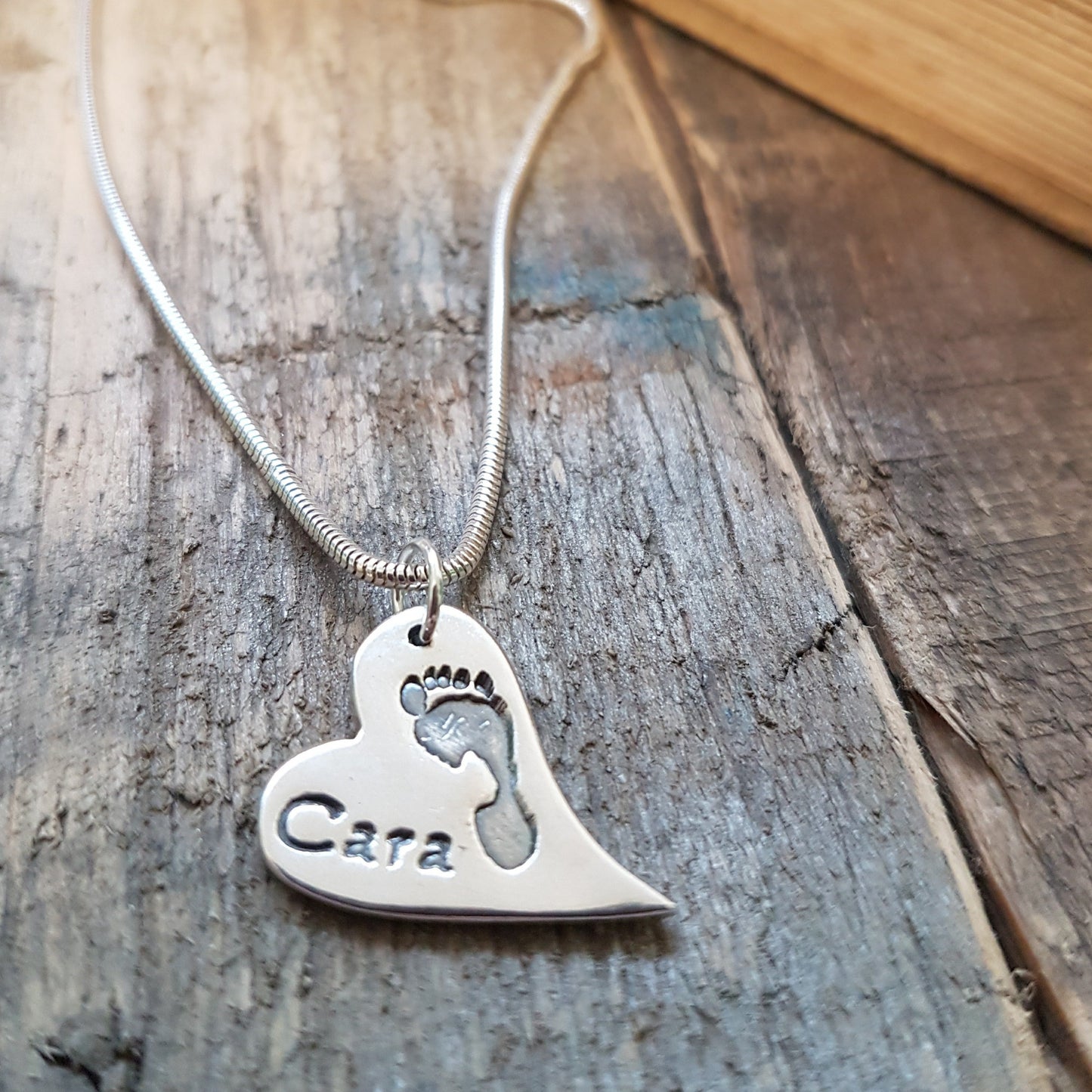 Medium Charm Necklace - Bethan Jarvis Fingerprint Jewellery