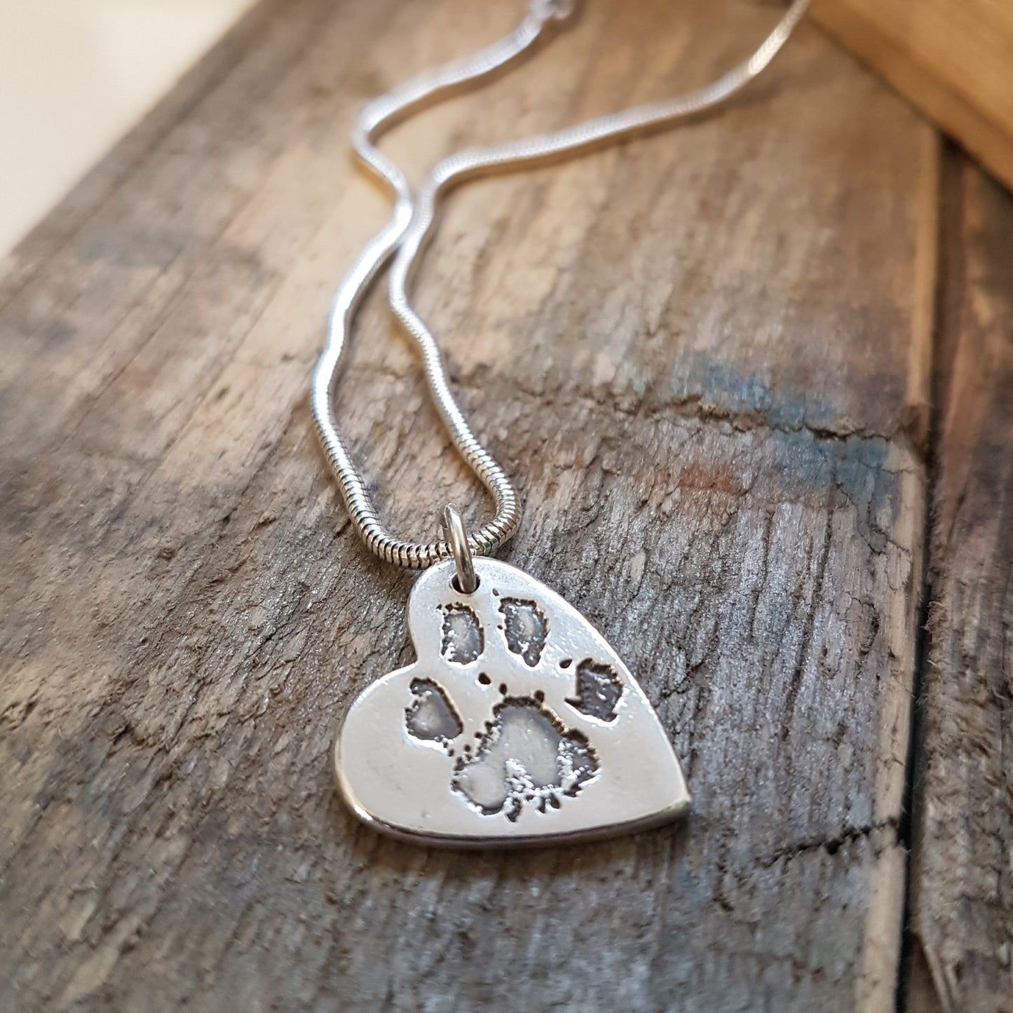 Medium Charm Necklace - Bethan Jarvis Fingerprint Jewellery