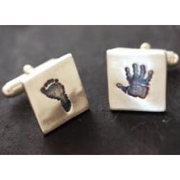 Cufflinks - 2 images - Bethan Jarvis Fingerprint Jewellery