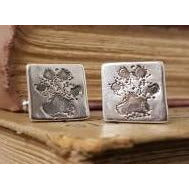 Cufflinks - 2 images - Bethan Jarvis Fingerprint Jewellery