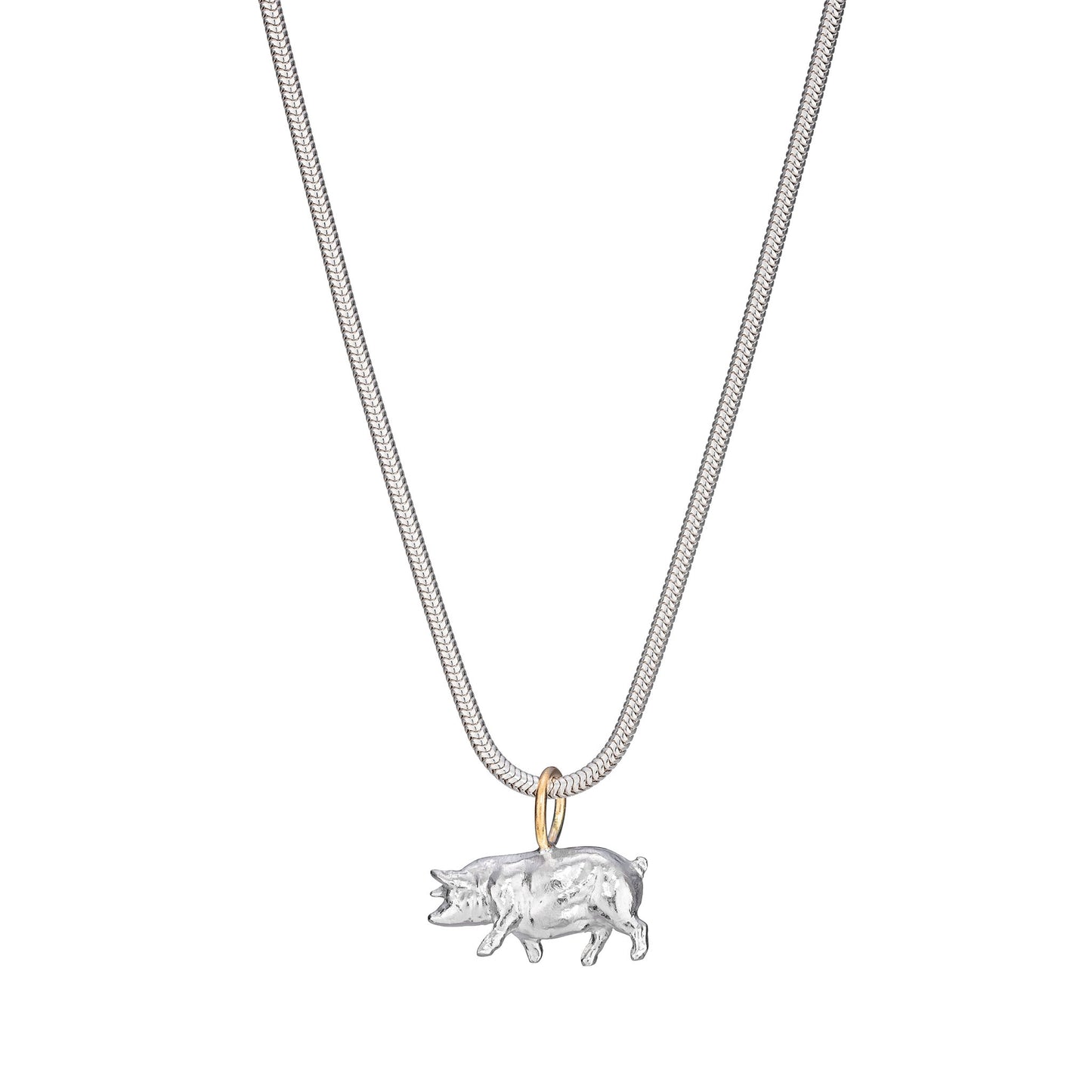Pig necklace
