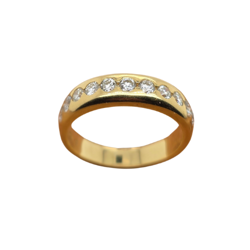 Eleven Diamond Half Eternity Ring