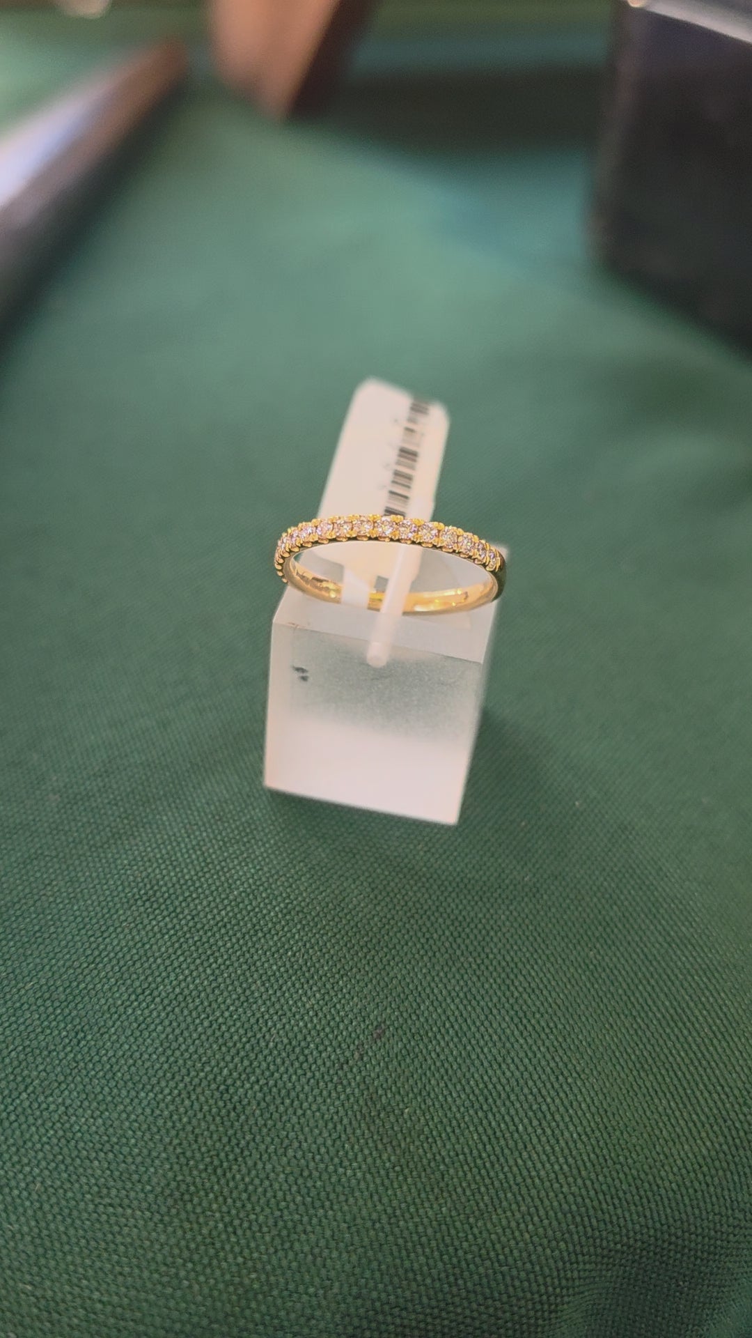 18ct Yellow Gold Diamond Eternity Ring 0.33ct