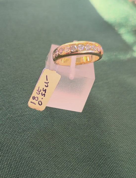 Eleven Diamond Half Eternity Ring