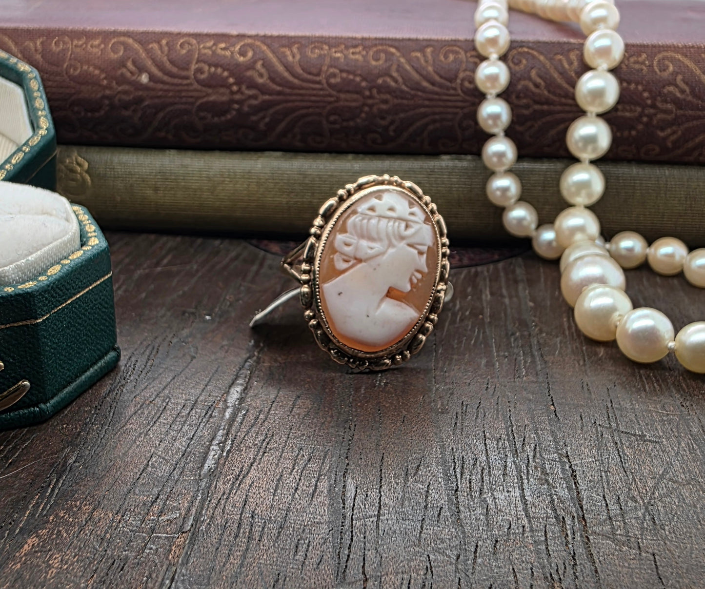 Victorian Style Cameo ring