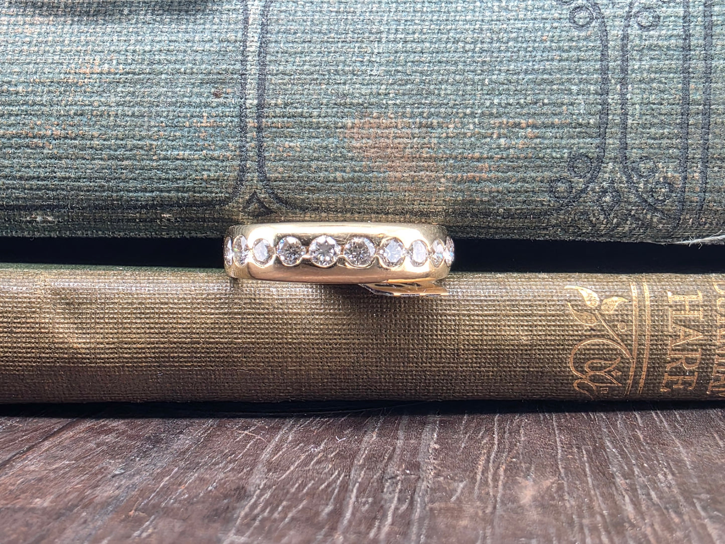 Eleven Diamond Half Eternity Ring
