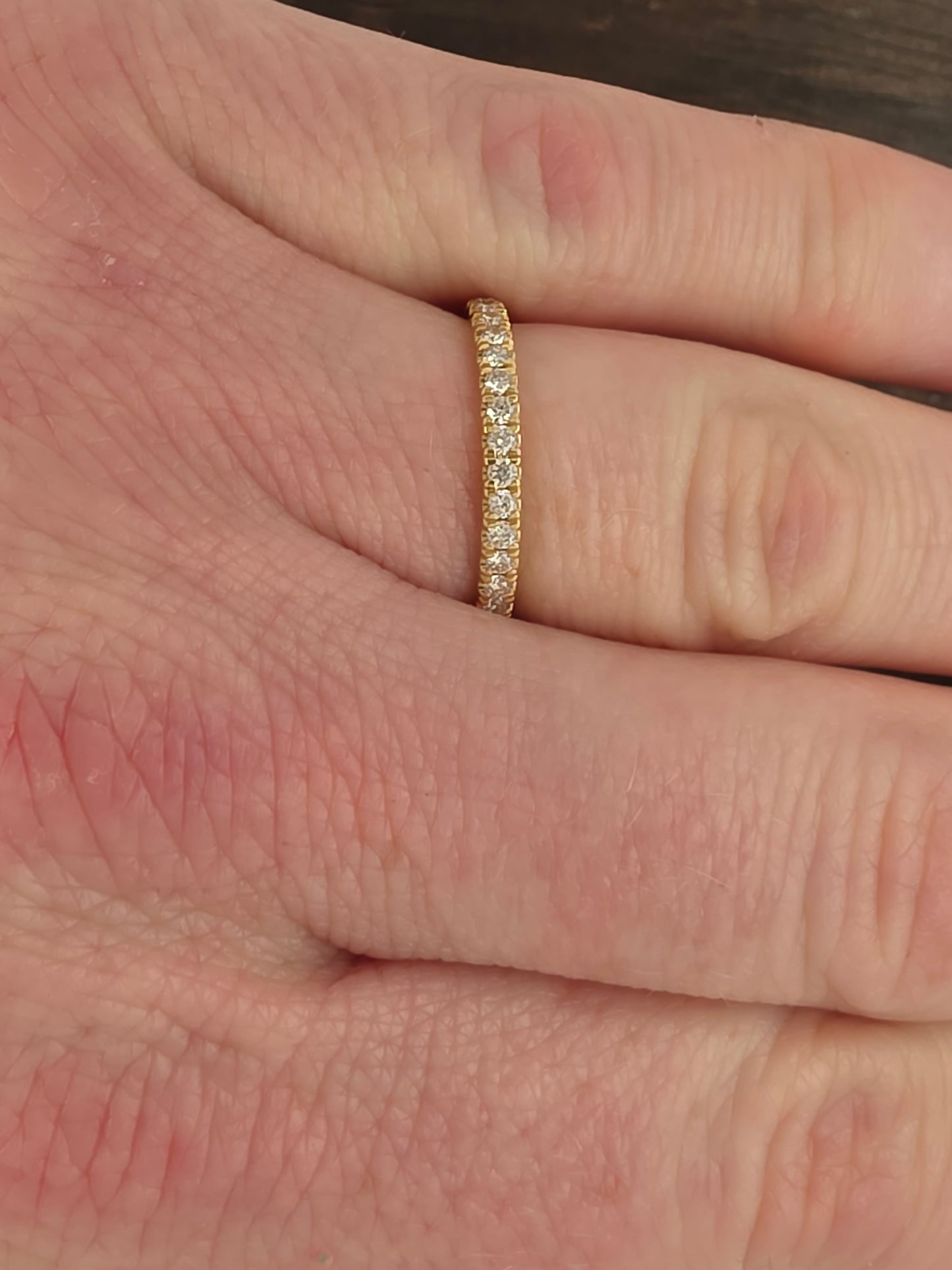 18ct Yellow Gold Diamond Eternity Ring 0.33ct