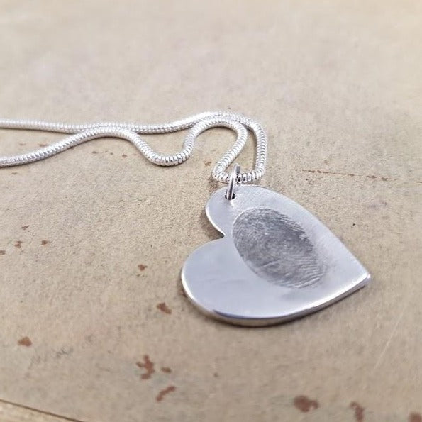 Load image into Gallery viewer, Large Charm Necklace - Bethan Jarvis Fingerprint Jewellery
