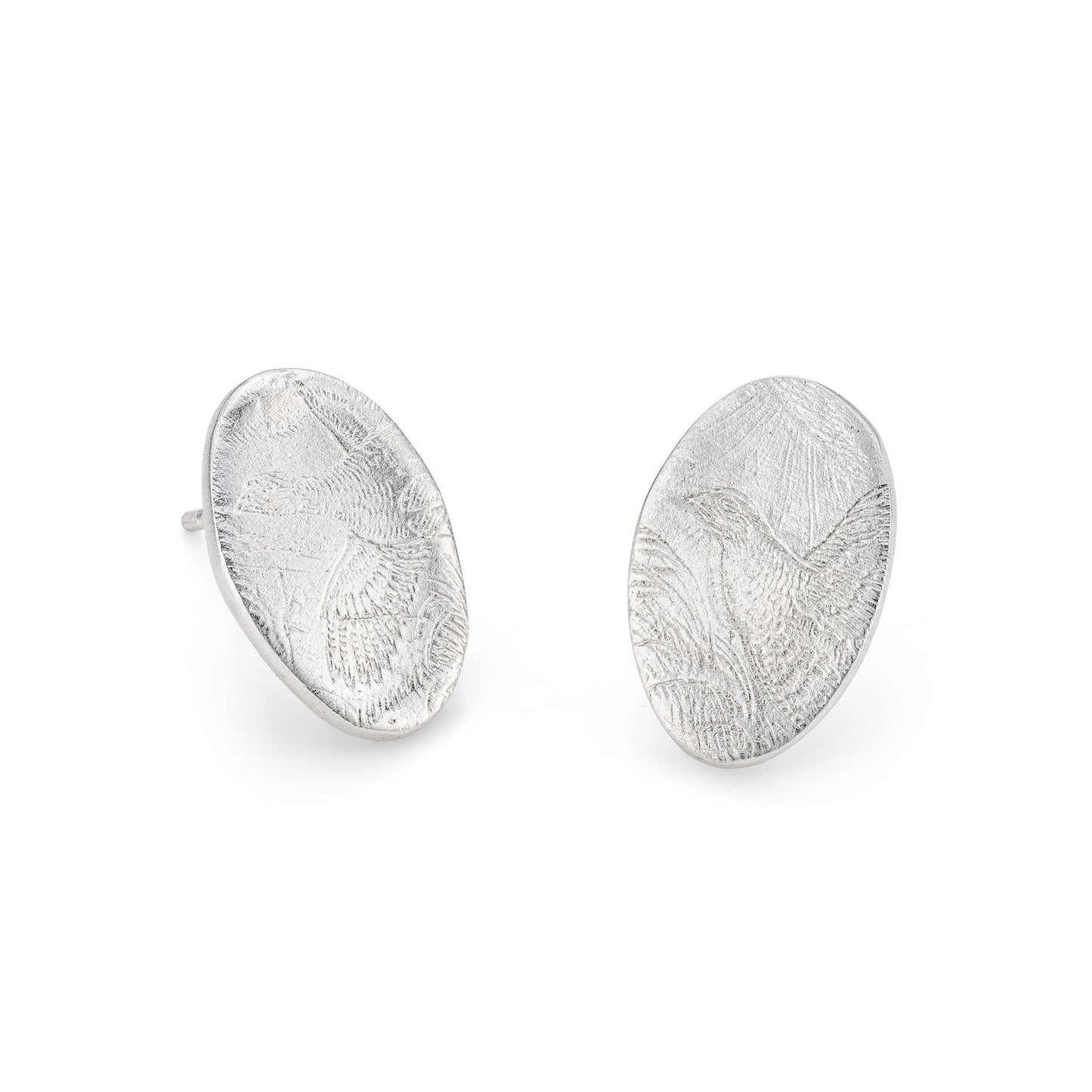 Country Girl Pheasant studs - medium