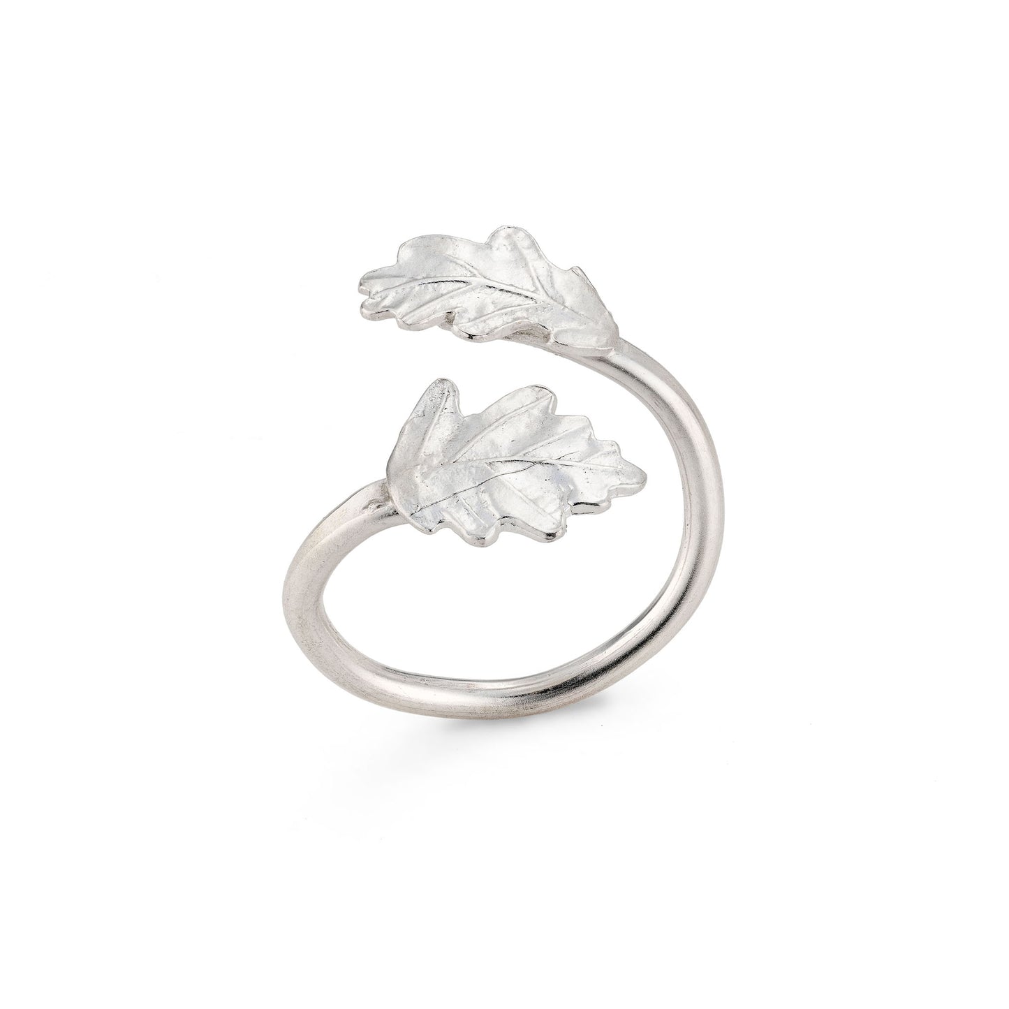 Load image into Gallery viewer, Double oak leaf ring

