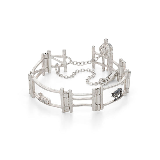 Load image into Gallery viewer, Farmyard Gate Bracelet - 2 animals
