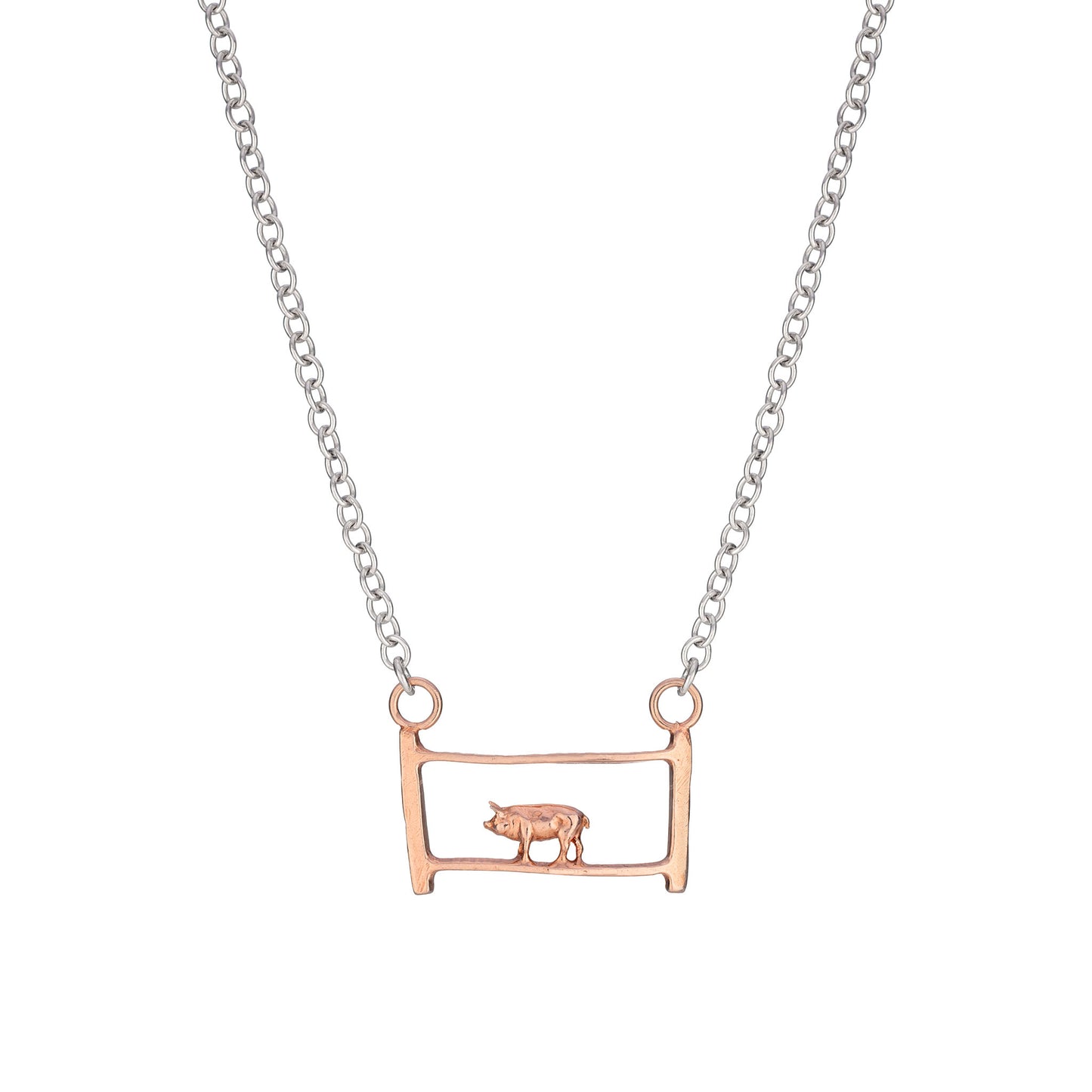 Load image into Gallery viewer, Farmyard Gate necklace
