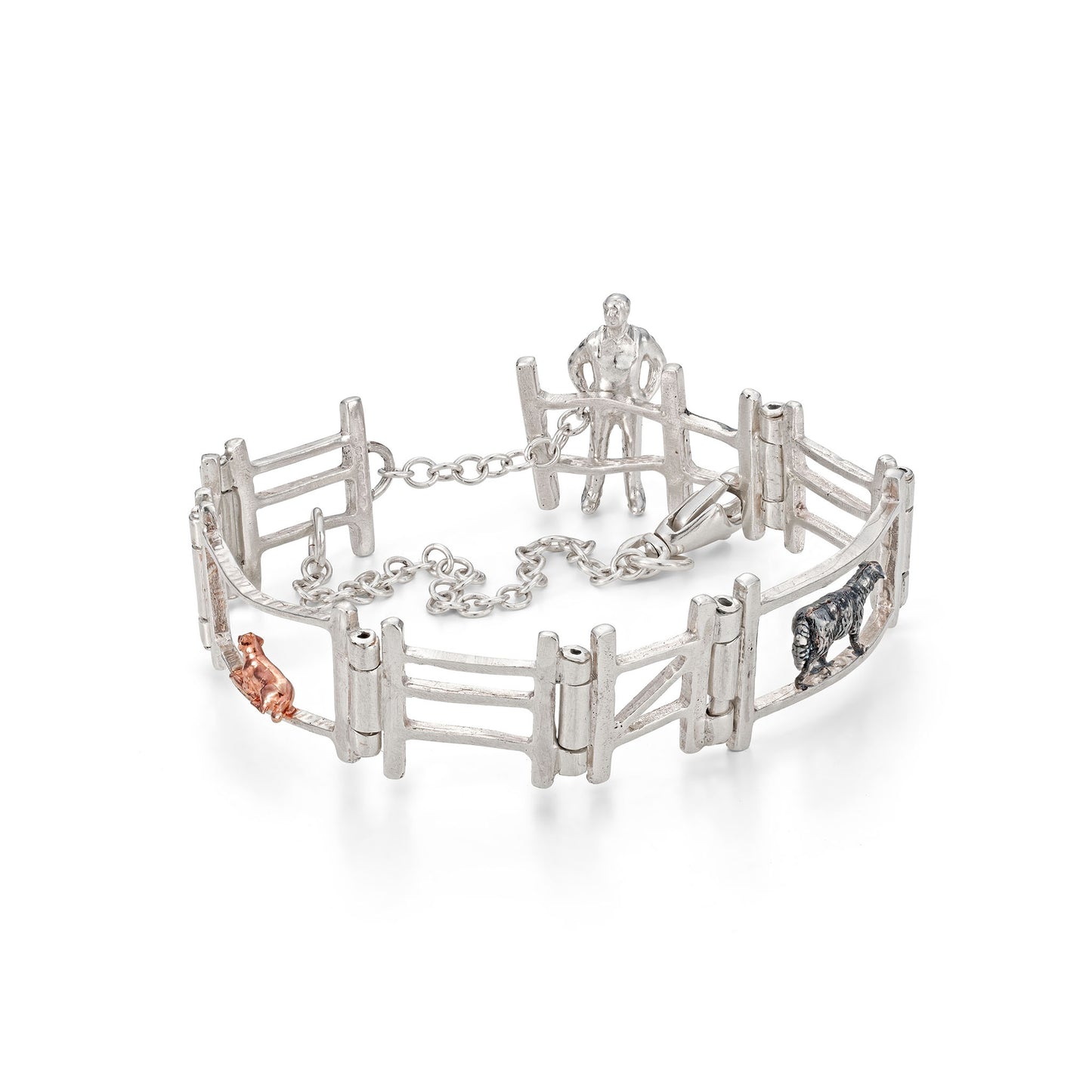 Load image into Gallery viewer, Farmyard Gate Bracelet - 2 animals
